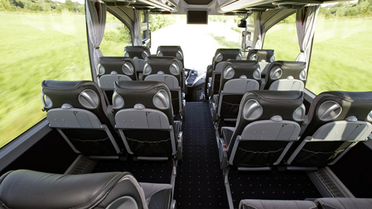 Bus Coach Bus Luxury MB Travego Sitzreihen